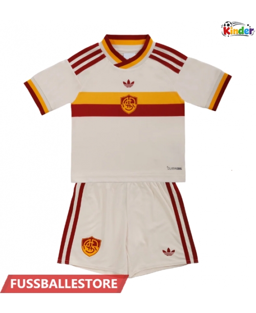 Günstige AS Roma Matias Soule #18 Auswärts Trikotsatzt Kinder 2026-27 Kurzarm (+ Kurze Hosen)